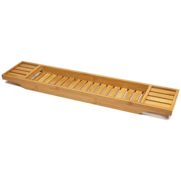 Belfry Bathroom Ranae Freestanding Bamboo Bath Rack Wayfair.co.uk